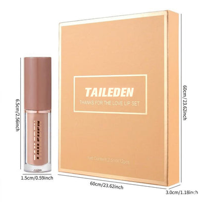12-Color Liquid Lipstick Gift Set