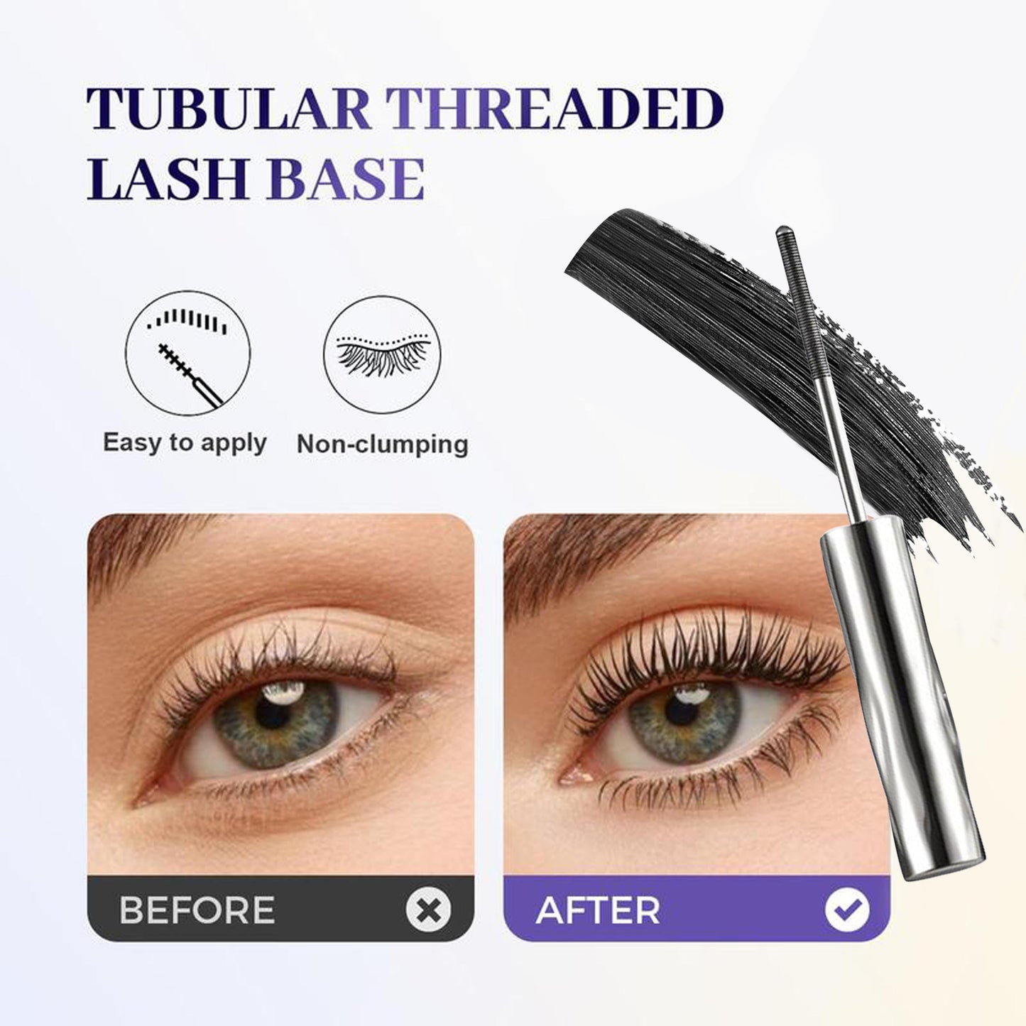 Steel Spiral Lash Mascara – Waterproof Quick-Drying Curling Formula