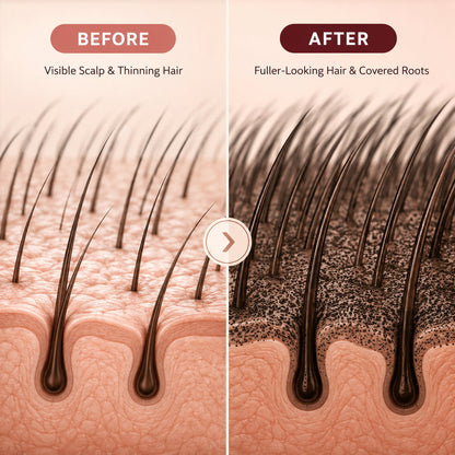 10-Second Hair Concealer Cover Grays • Fill Thin Areas • Perfect Your Hairline 🔥
