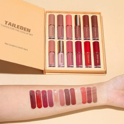 12-Color Liquid Lipstick Gift Set