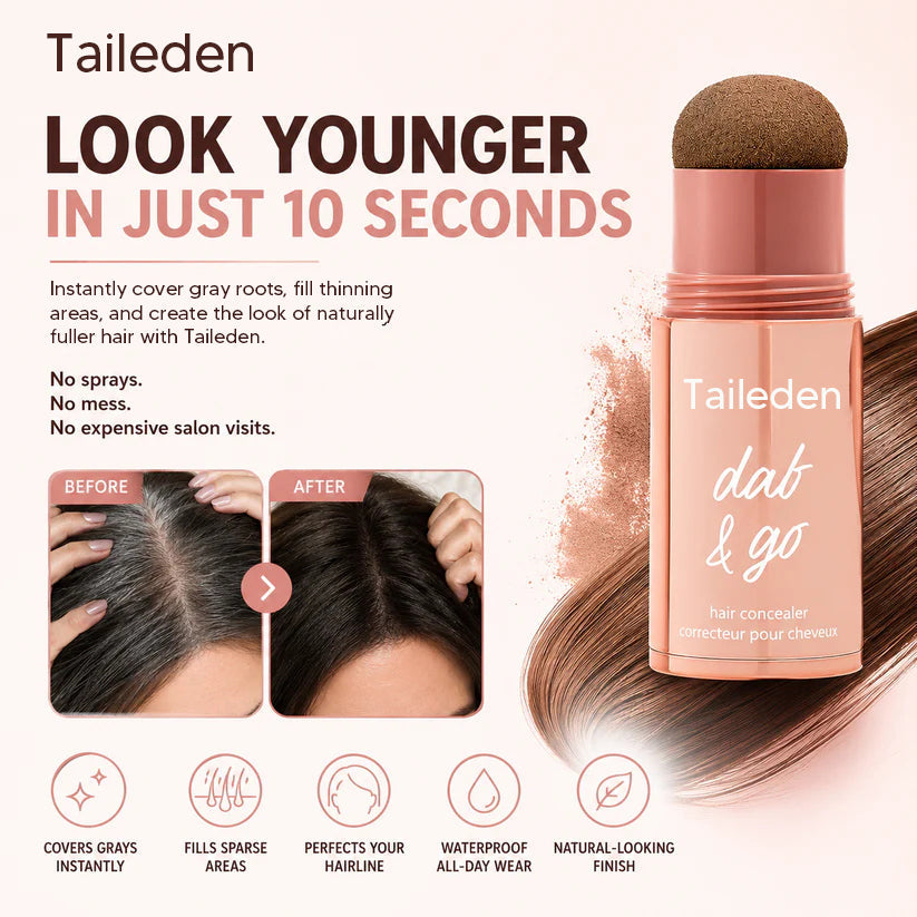 10-Second Hair Concealer Cover Grays • Fill Thin Areas • Perfect Your Hairline 🔥