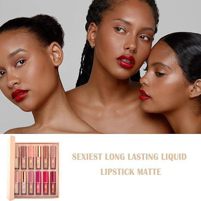 12-Color Liquid Lipstick Gift Set