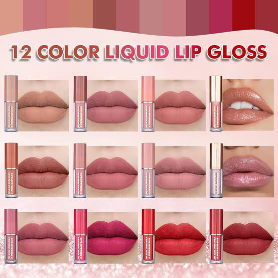 12-Color Liquid Lipstick Gift Set