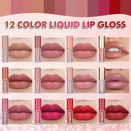 12-Color Liquid Lipstick Gift Set