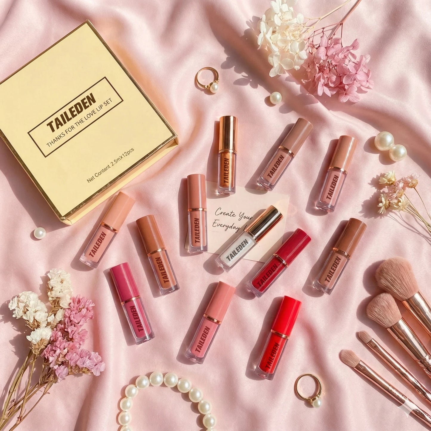 12-Color Liquid Lipstick Gift Set