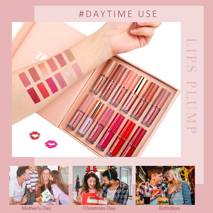 12-Color Liquid Lipstick Gift Set