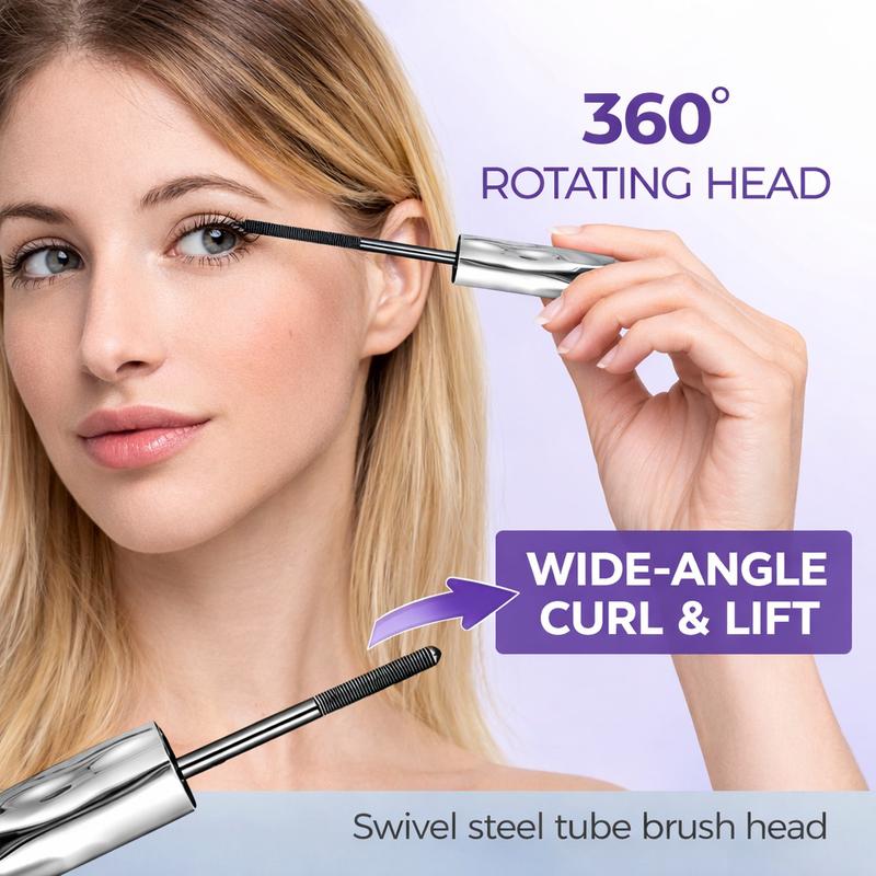 Steel Spiral Lash Mascara – Waterproof Quick-Drying Curling Formula