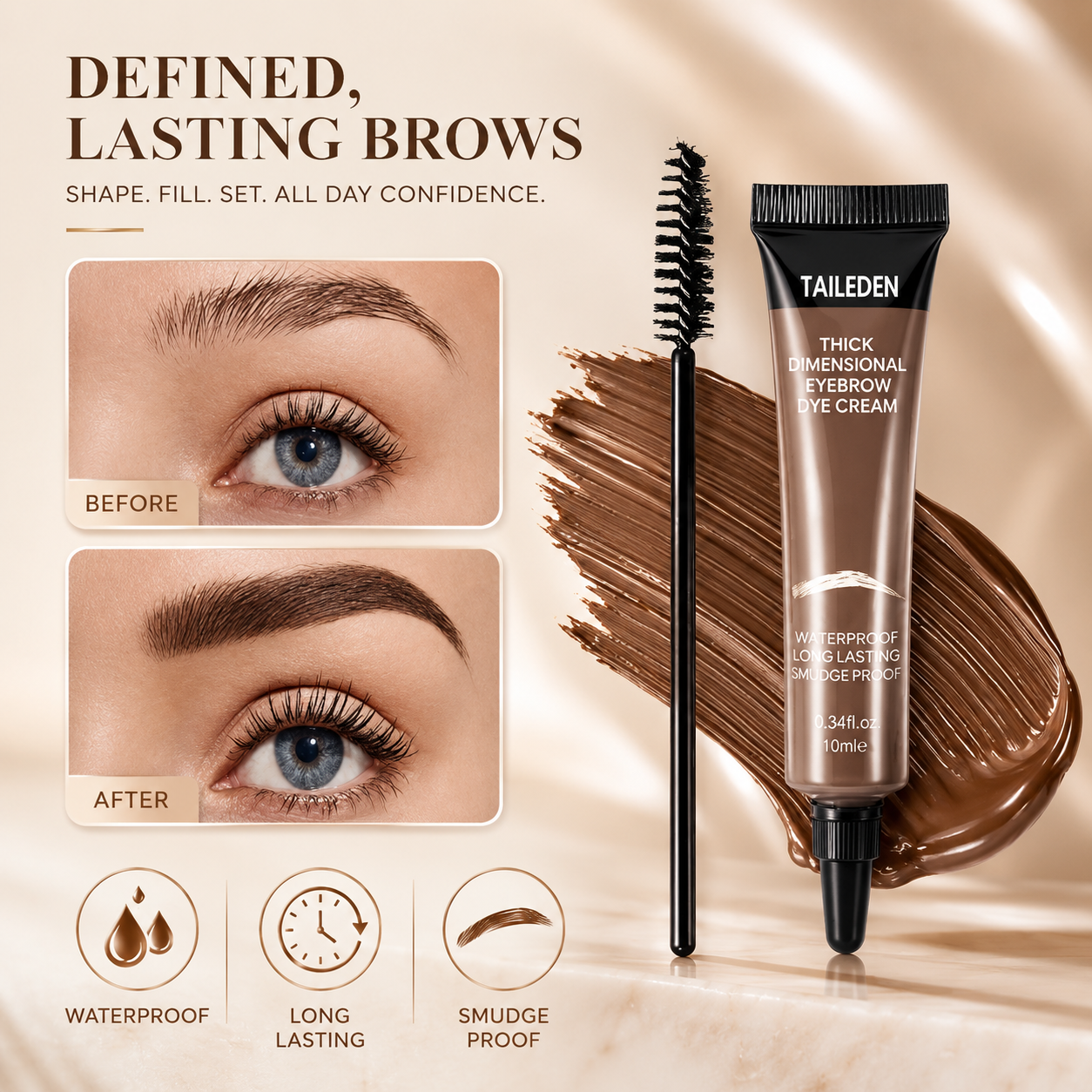 ⏳Last Day Buy 1 Get 1 Free ⭐ 24H Waterproof Brow Eyebrow Gel Tint